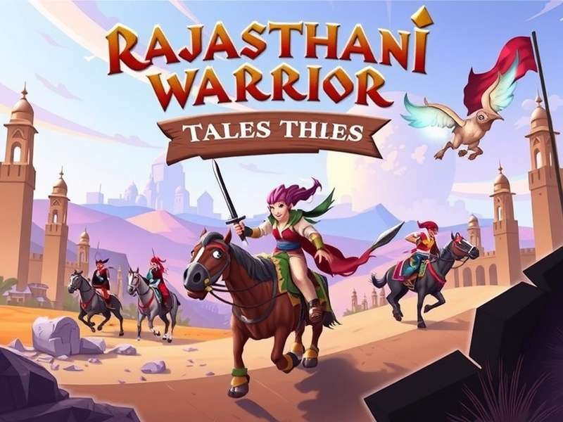 Rajasthani Warrior Tales Game Cover Art